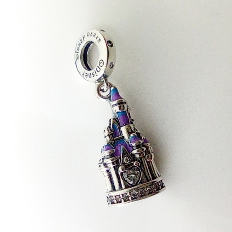 New 925 Sterling Silver Cartoon Character Beaded Charm with Chain for DIY Bracelets