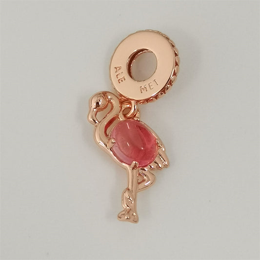 Pandora Rose Gold Flamingo Dangle Charm