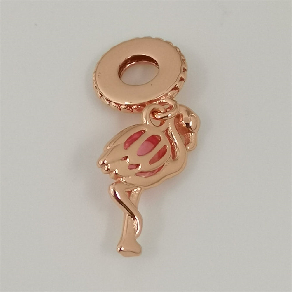 Pandora Rose Gold Flamingo Dangle Charm