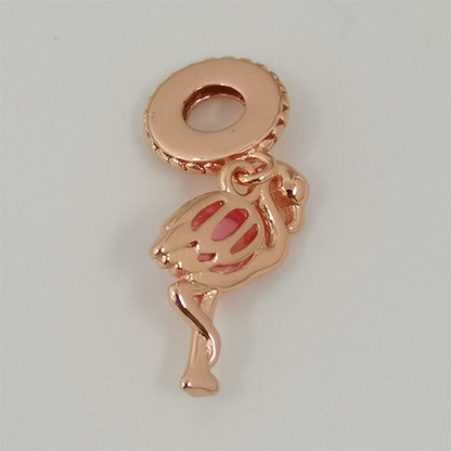 Pandora Rose Gold Flamingo Dangle Charm