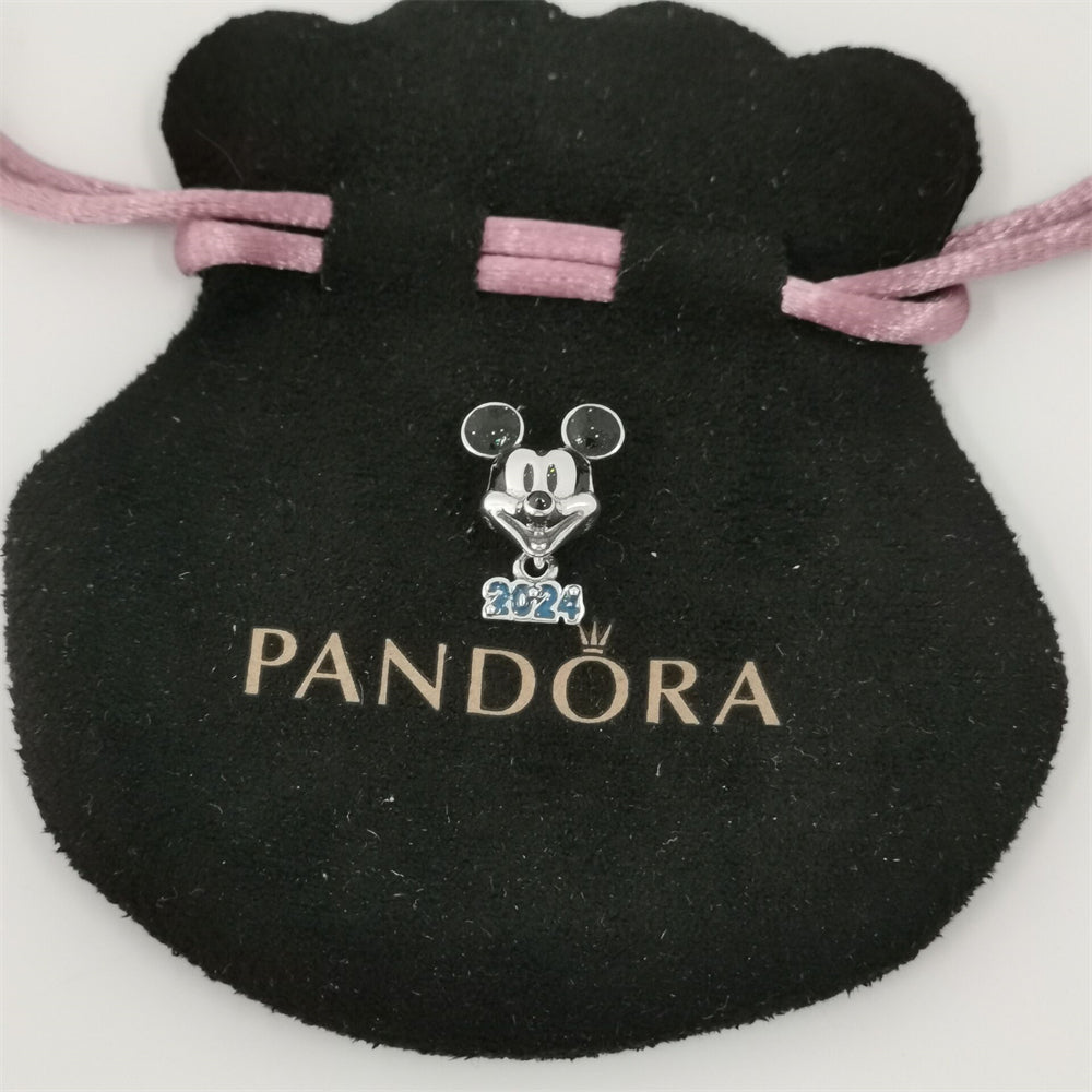 Cute Little Animal Rat Bead Charm Pendant for Women’s Bracelet