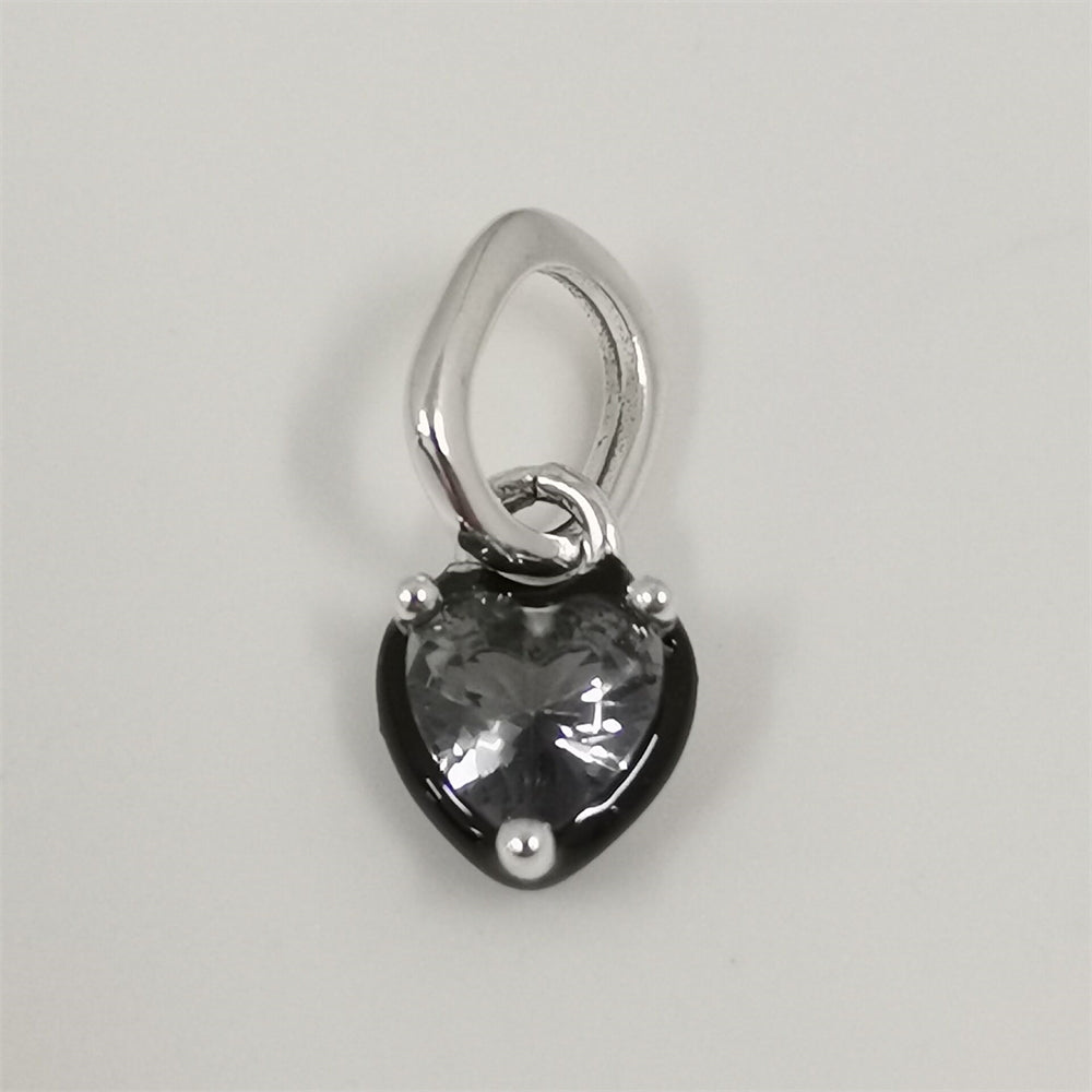 Pandora ME Black Chakra Heart Mini Dangle Charm
