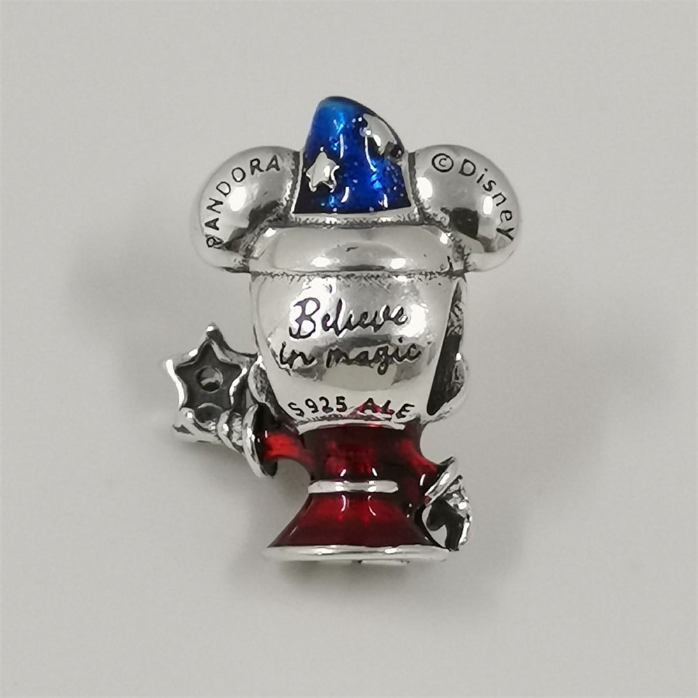 New 925 Silver Blue Alien Pendant Beads Fit DIY Bracelet Jewelry