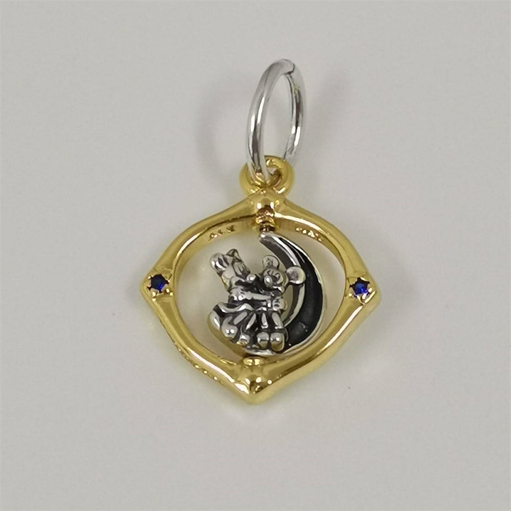 2025 New 925 Sterling Silver Blue Alien Charm Pendant Beads Fit Original Women’s Bracelet Bangles DIY Jewelry Gift