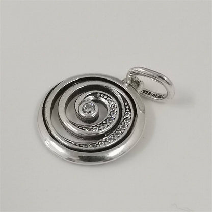 Pandora ME Gratitude Spiral Medallion Charm