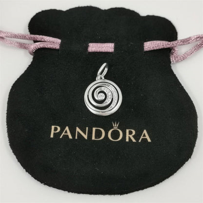Pandora ME Gratitude Spiral Medallion Charm