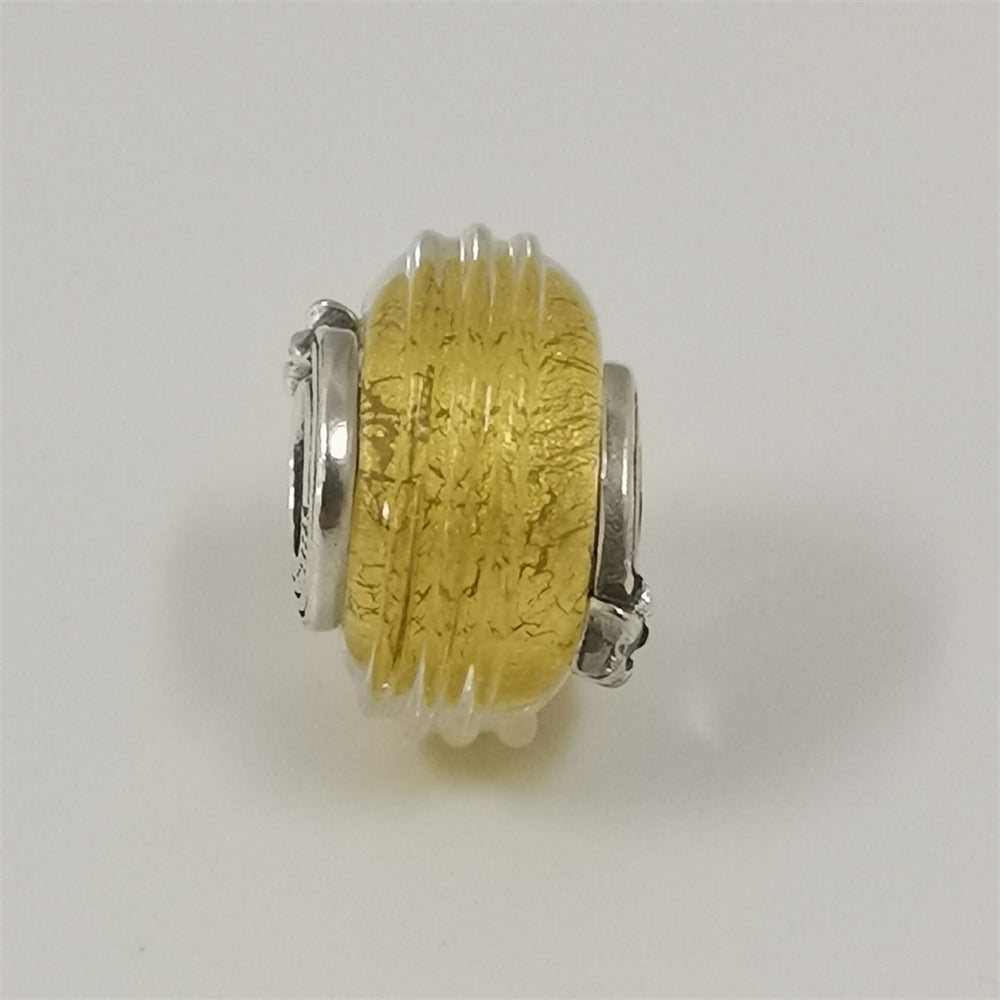 Pandora Shooting Star Grooved Murano Glass Charm