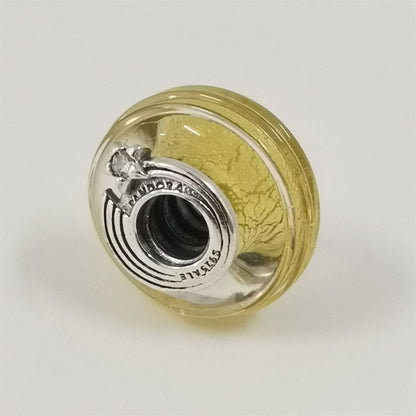 Pandora Shooting Star Grooved Murano Glass Charm