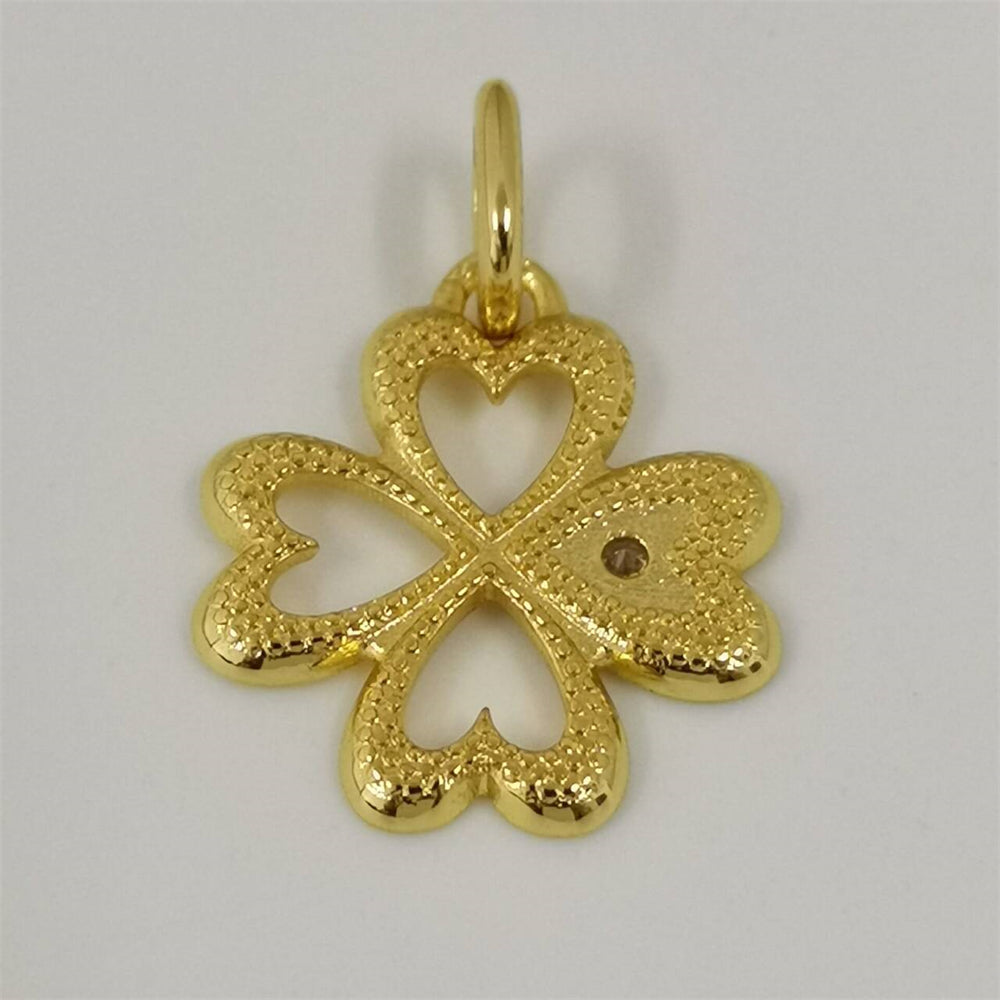 Pandora ME Heart Four-Leaf Clover Medallion Charm