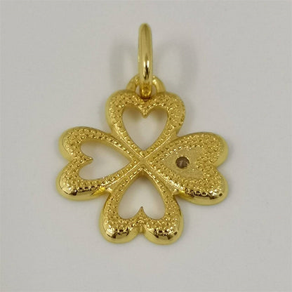 Pandora ME Heart Four-Leaf Clover Medallion Charm