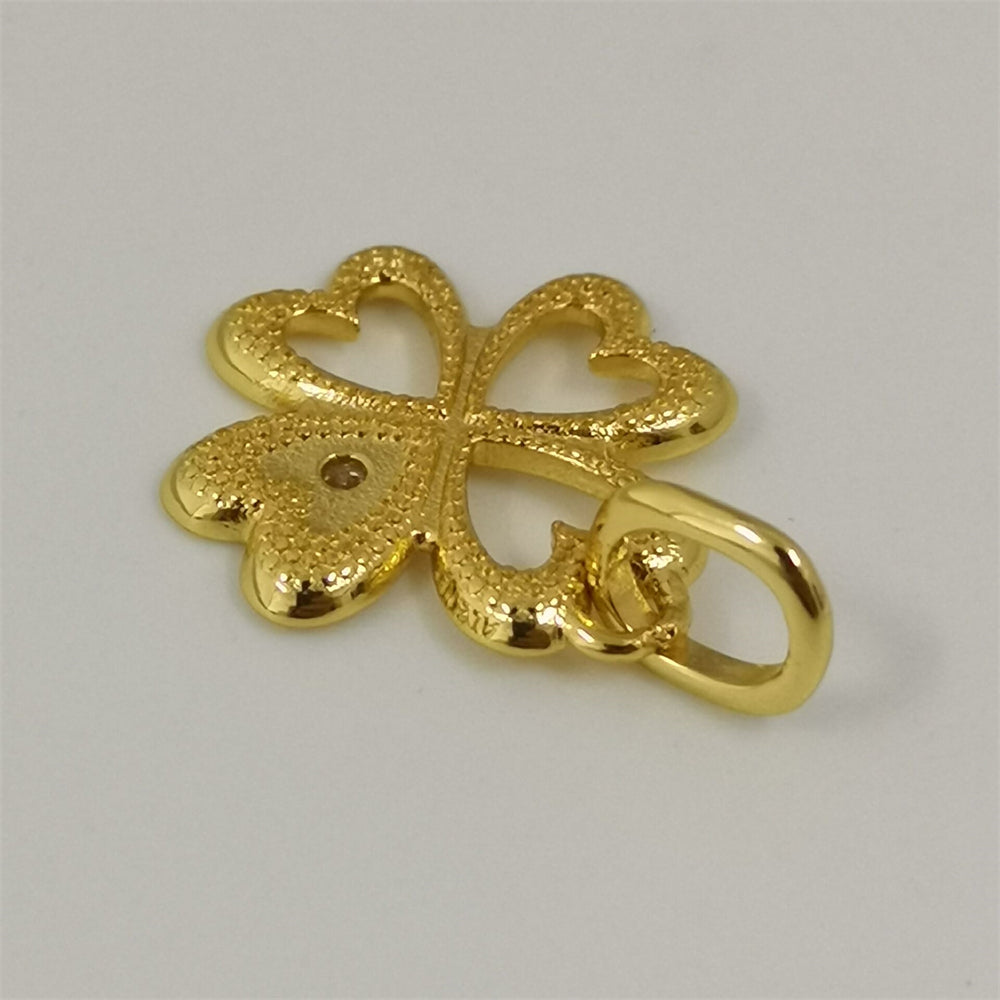 Pandora ME Heart Four-Leaf Clover Medallion Charm