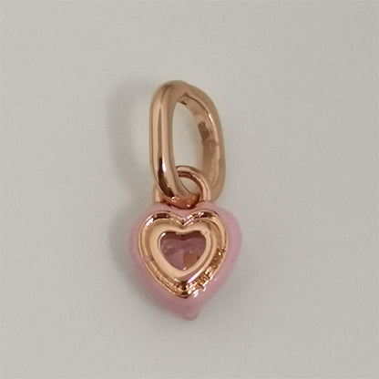 Pandora ME Pink Chakra Heart Mini Dangle Charm