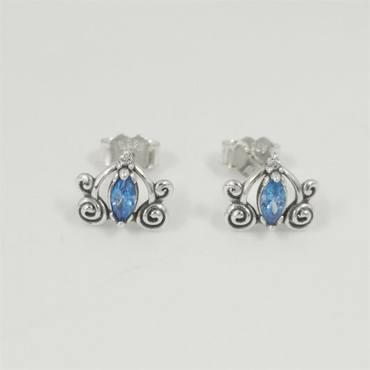 New 925 Sterling Silver Heart-Shaped Earrings – Black, Pink, Red | Elegant Jewelry Gift for Women