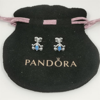 925 Sterling Silver Heart Earrings Black Pink Red Elegant Jewelry Gift