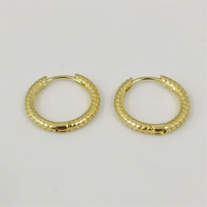 Pandora Moments Small Charm Hoop Earrings – Elegant Minimalist Hoop for Women | Add Your Favorite Charms