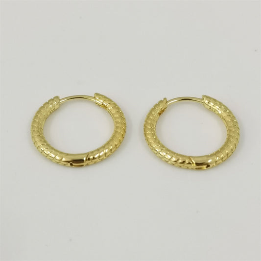 Pandora Moments Small Charm Hoop Earrings – Elegant Minimalist Hoop for Women | Add Your Favorite Charms