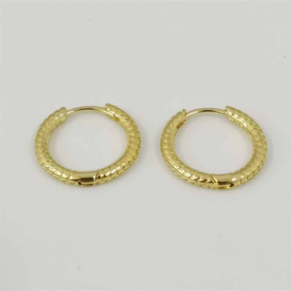 Pandora Moments Small Charm Hoop Earrings – Elegant Minimalist Hoop for Women | Add Your Favorite Charms