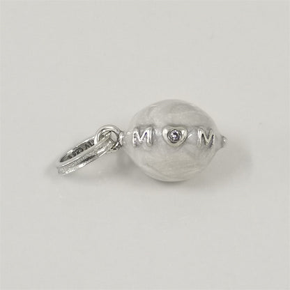 Authentic Pandora Treated Freshwater Cultured Baroque Pearl Mum Dangle Charm