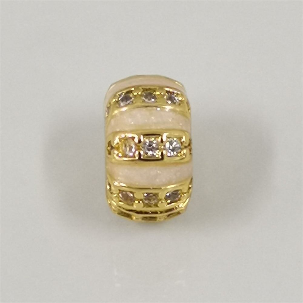 Authentic Pandora Stones & Enamel Clip Charm – Sterling Silver