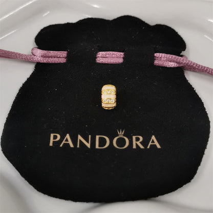 Authentic Pandora Stones & Enamel Clip Charm – Sterling Silver