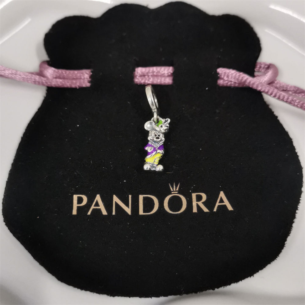 New 925 Sterling Silver Fantasy-Inspired Pendant Bead for DIY Bracelets