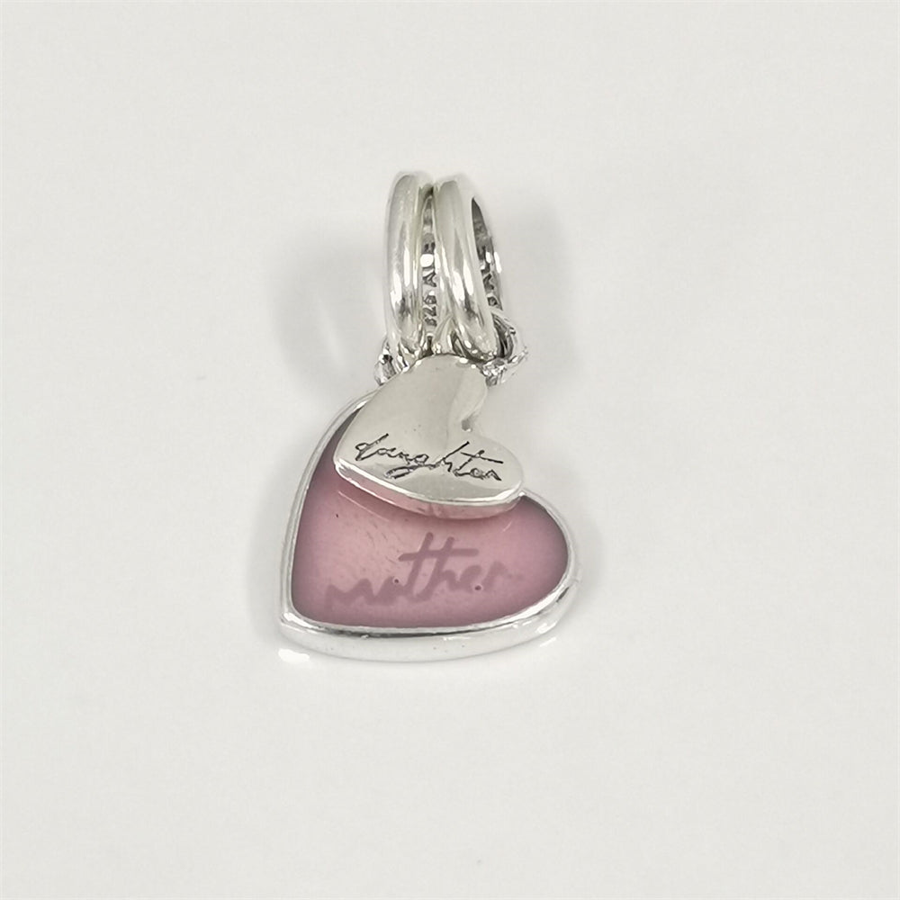 Authentic Pandora Splittable Mother & Daughter Dangle Charm – 925 Sterling Silver