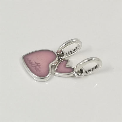 Authentic Pandora Splittable Mother & Daughter Dangle Charm – 925 Sterling Silver