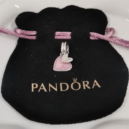 Authentic Pandora Splittable Mother & Daughter Dangle Charm – 925 Sterling Silver