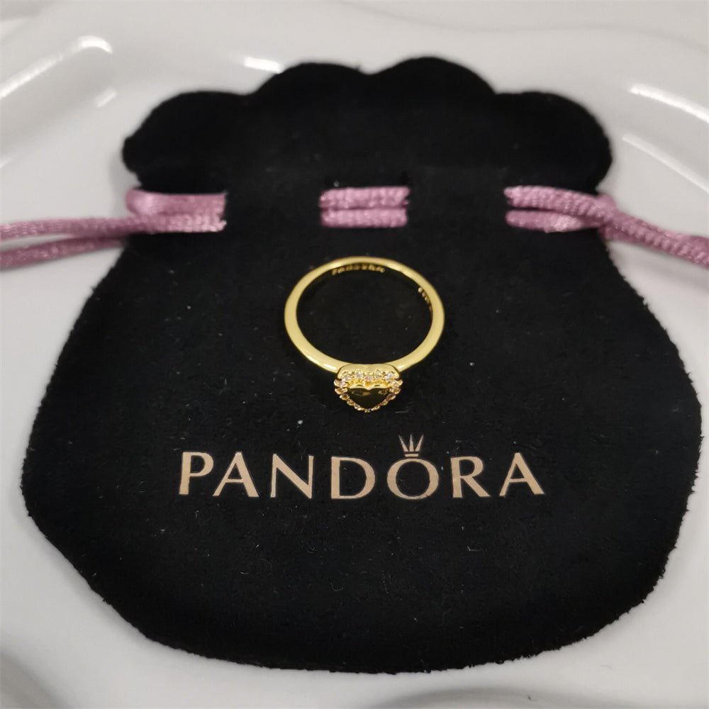 Authentic Pandora Engravable Heart Halo Ring – Sterling Silver