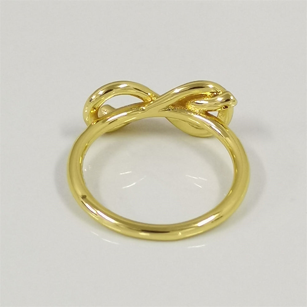 Authentic Pandora Infinity Knot Ring – 14k Gold-Plated Sterling Silver