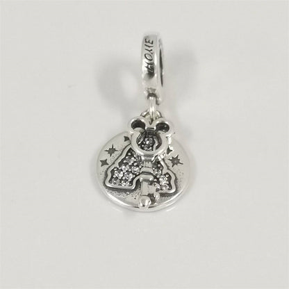 Hot-Selling 925 Sterling Silver Witch Pendant for Bracelets & Keychains – DIY Jewelry Gift