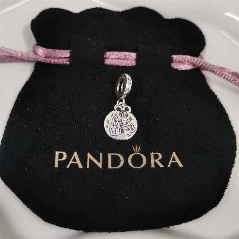 Hot-Selling 925 Sterling Silver Witch Pendant for Bracelets & Keychains – DIY Jewelry Gift