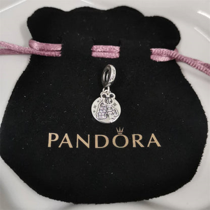 Hot-Selling 925 Sterling Silver Witch Pendant for Bracelets & Keychains – DIY Jewelry Gift