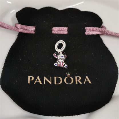 Hot-Selling 925 Sterling Silver Elephant & Mouse Bead Charm for DIY Bracelets