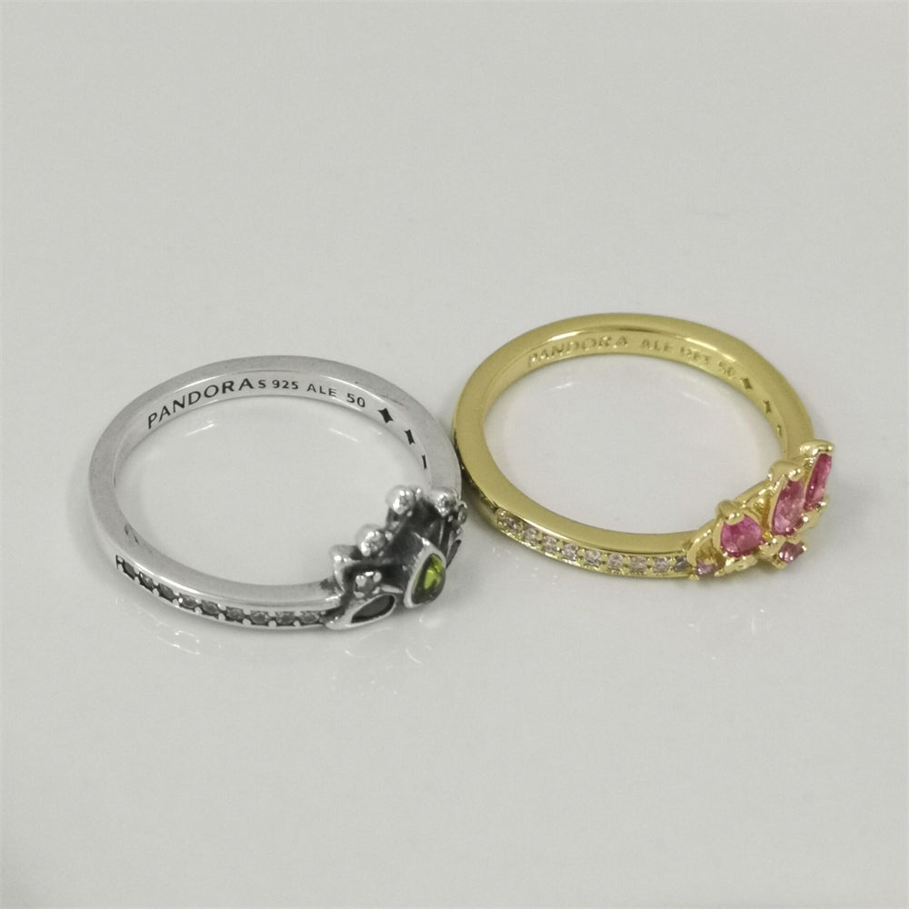 Authentic Pandora Modern Princesses Ring Set – Sterling Silver