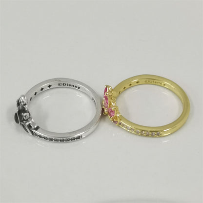 Authentic Pandora Modern Princesses Ring Set – Sterling Silver