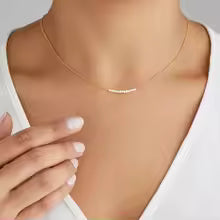 Elegant Natural Pearl Necklace for Women  18K Gold Plated Stainless Steel Choker Jewelry