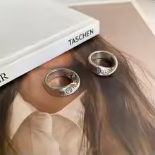 Trendy Irregular Twist Lucky Number Ring for Women – Personalized Fashion Party Jewelry