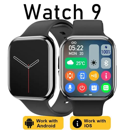 2025 Smart Watch Series 9 Men Blood Pressure BT Call NFC Sleep monitoring Wireless Charge Women Sport Smartwatch For IOS Android