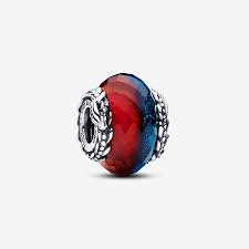 Pandora Game of Thrones Ice & Fire Dragons Dual Murano Glass Charm | Targaryen-Inspired Jewelry | Fantasy Charm