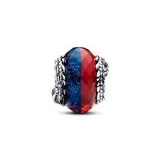 Pandora Game of Thrones Ice & Fire Dragons Dual Murano Glass Charm | Targaryen-Inspired Jewelry | Fantasy Charm