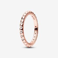 Pandora Rose Gold ME Pyramids Ring | Elegant Geometric Jewelry | Modern Statement Ring