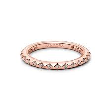 Pandora Rose Gold ME Pyramids Ring | Elegant Geometric Jewelry | Modern Statement Ring