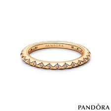Pandora Gold ME Pyramids Ring | Elegant Geometric Jewelry | Modern Gold Ring