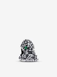 Pandora Game of Thrones Ice & Fire, Iron Throne & Ghost Charm Set | GOT-Inspired Jewelry Set | Fantasy Charms