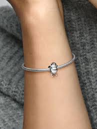 Pandora Skiing Penguin Charm | Winter Sports Charm | Fun Holiday Jewelry