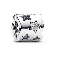 Pandora Cut-out Sparkling Star Charm | Elegant Star Jewelry | Sparkling Charm for Bracelets & Necklaces