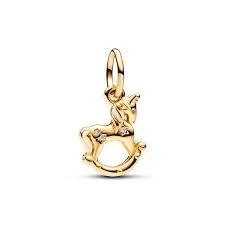 Pandora Rocking Unicorn Dangle Charm | Whimsical Fantasy Jewelry | Sterling Silver Charm