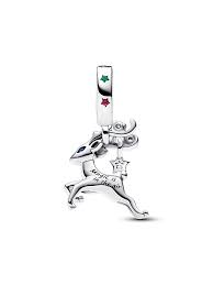 Pandora Magical Christmas Reindeer Dangle Charm | Holiday Sterling Silver Jewelry