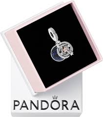 Pandora Two-tone Shooting Star Double Dangle Charm